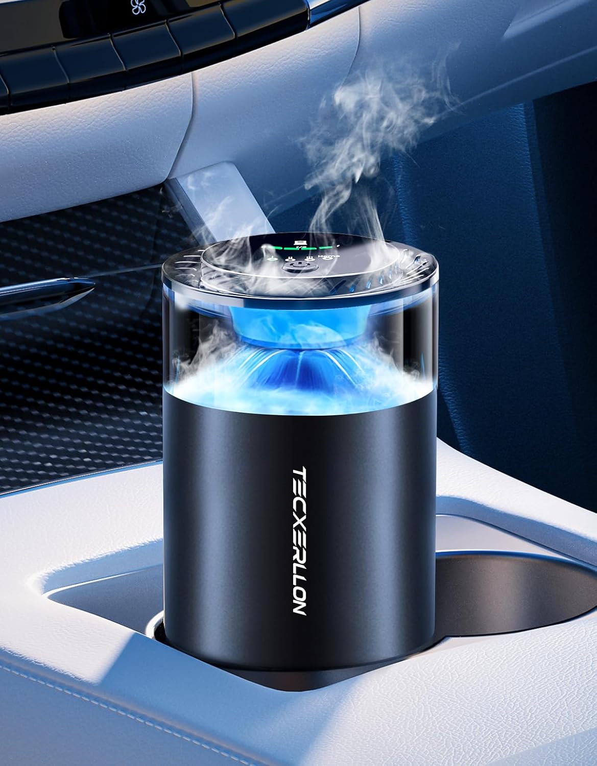 Smart air freshener for car, adjustable, new car scent, automatic perfume, starry sky, ceiling ambient light