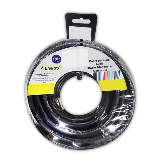 Coaxial TV Antenna Cable EDM 28313 Black 20 m 2 x 1,5 mm-0