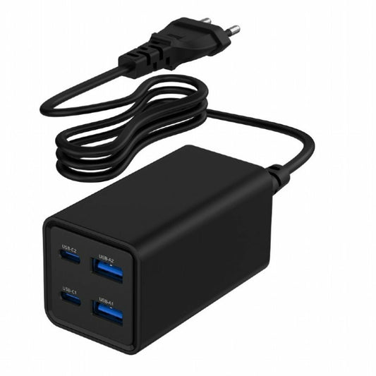 Wall Charger GEMBIRD TA-UC-2A2C-PD65-01-BK-0